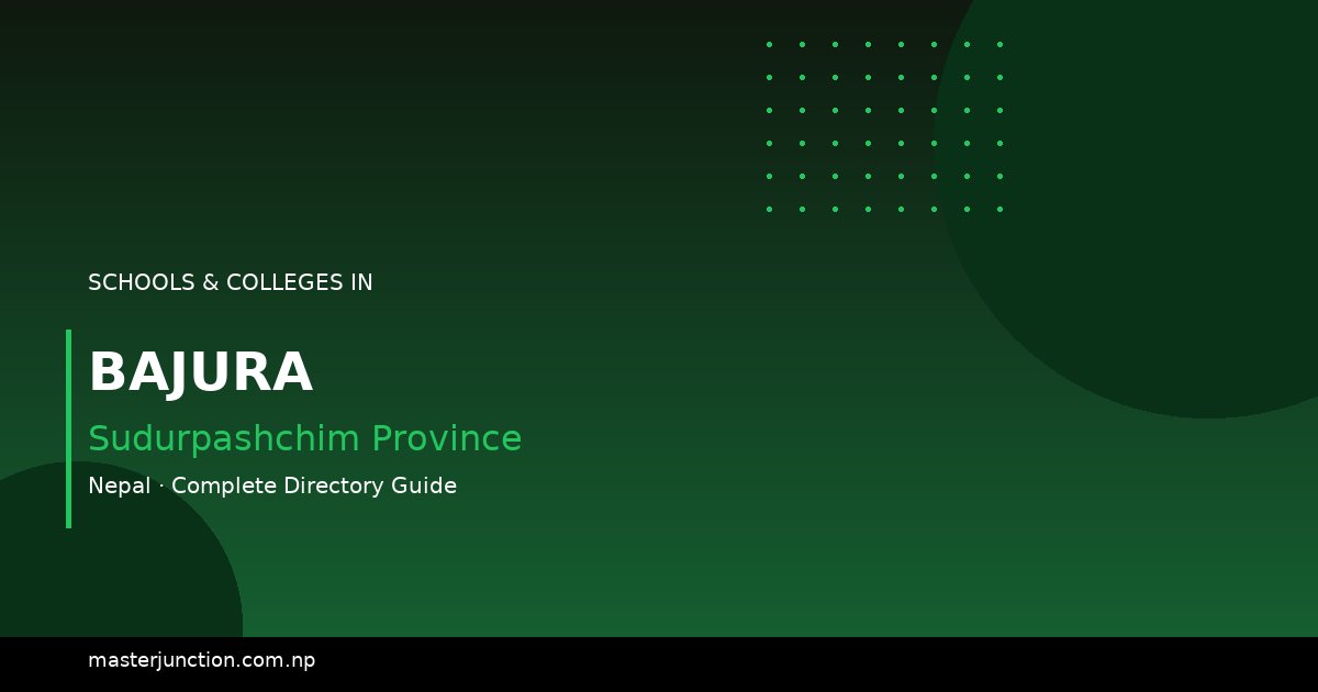 Top Schools in Bajura: Your Guide to Education