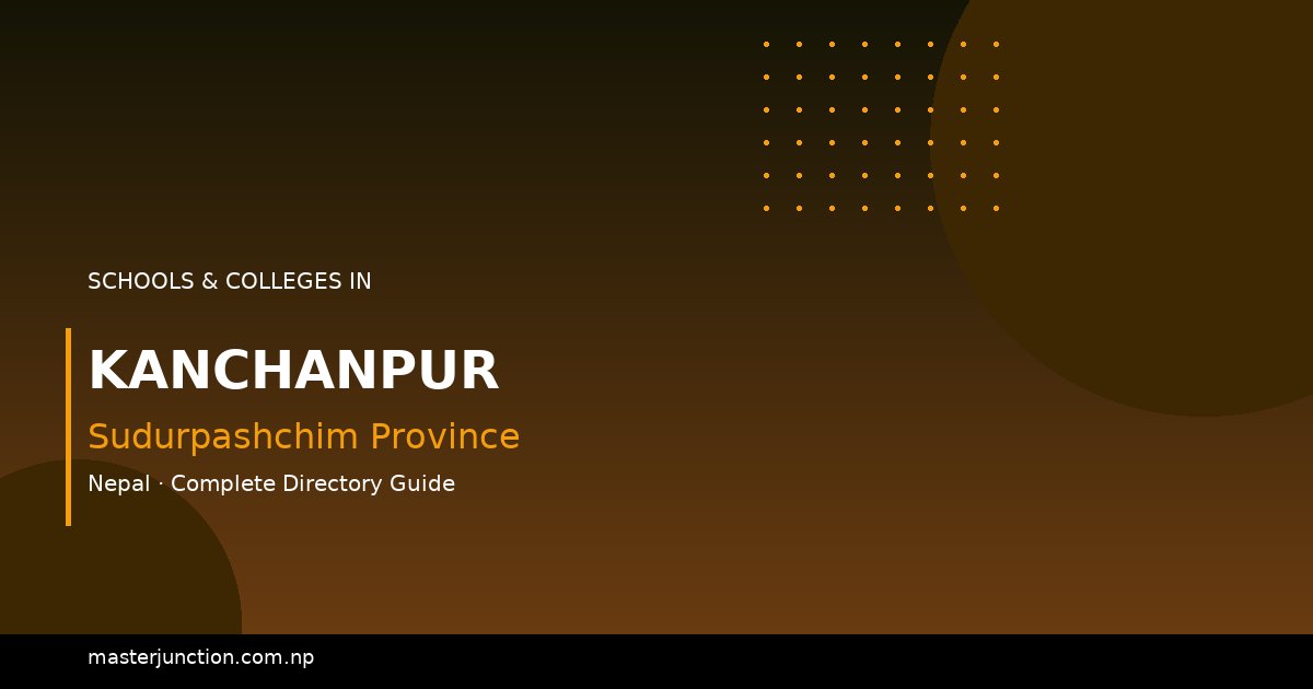 Top Schools in Kanchanpur for Quality Education