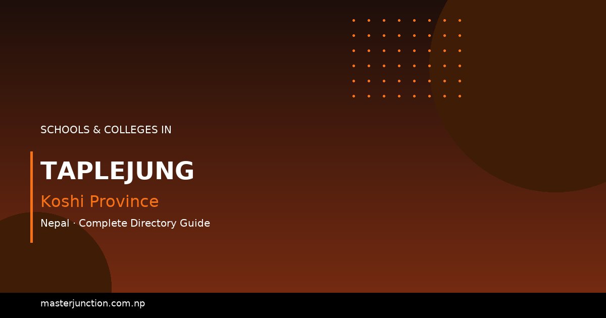 Best Schools in Taplejung: A Comprehensive Guide